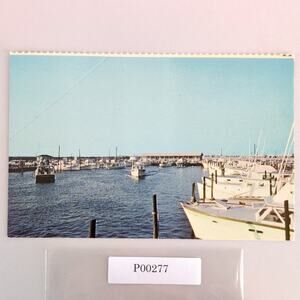 Vintage Postcard 1970s Oregon Inlet Marina Cape Hatteras North Carolina Unused